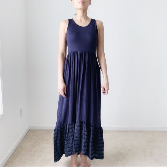 BOHO RUFFLES MAXI DRESS WITH POCKETS - BLACK - Picture 10 of 10